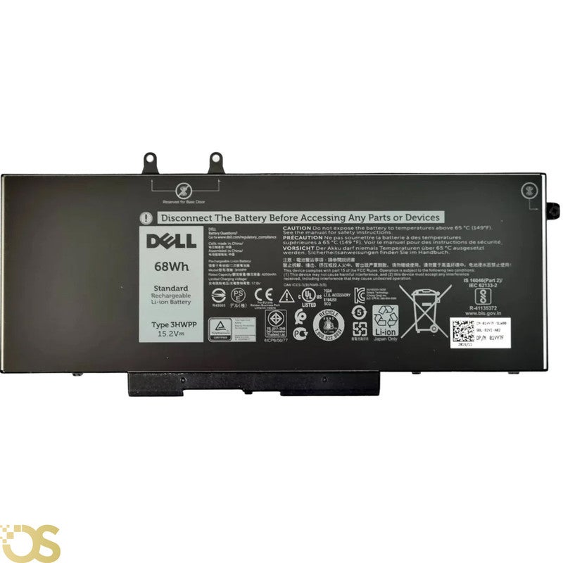 OS Battery Dell Compatible with Latitude 5401 5410 5411 5501 5510 5511 Precision 3541 3550 3551 Inspiron 17 7706 15 7500 7506 2-in-1 3HWPP - From OS Store - 3 Month Warranty - Image 2