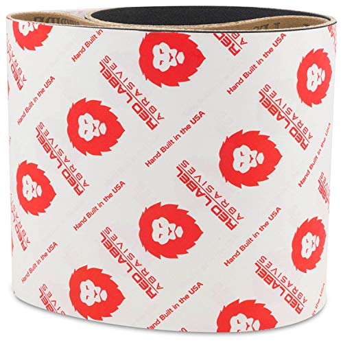 Red Label Abrasives 6 X 48 Inch 400 Grit Silicon Carbide Sanding Belts, 2 Pack - Image 2