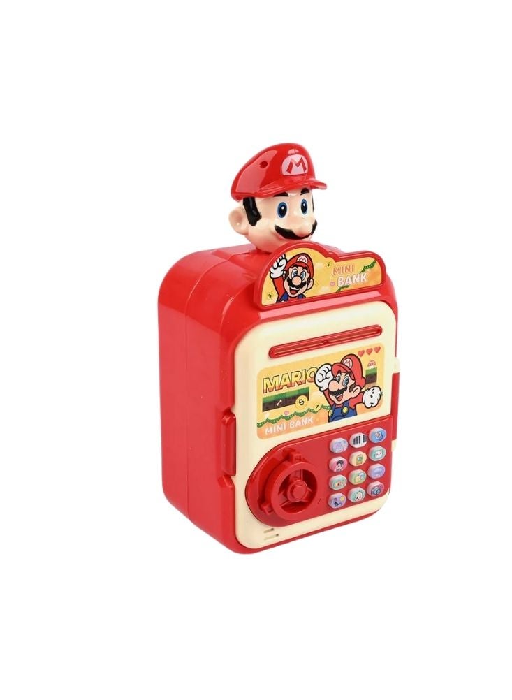 Super Mario Mini ATM Piggy Bank – Electronic Password Money Saving Box for Kids - Image 2