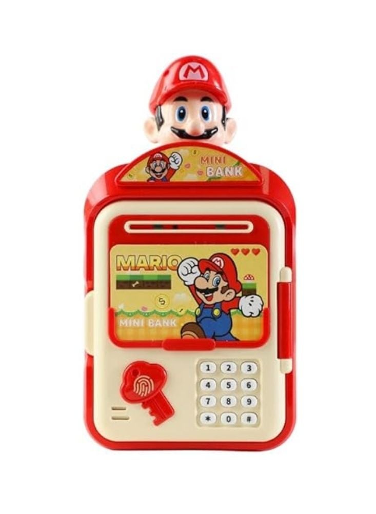 Super Mario Mini ATM Piggy Bank – Electronic Password Money Saving Box for Kids - Image 1