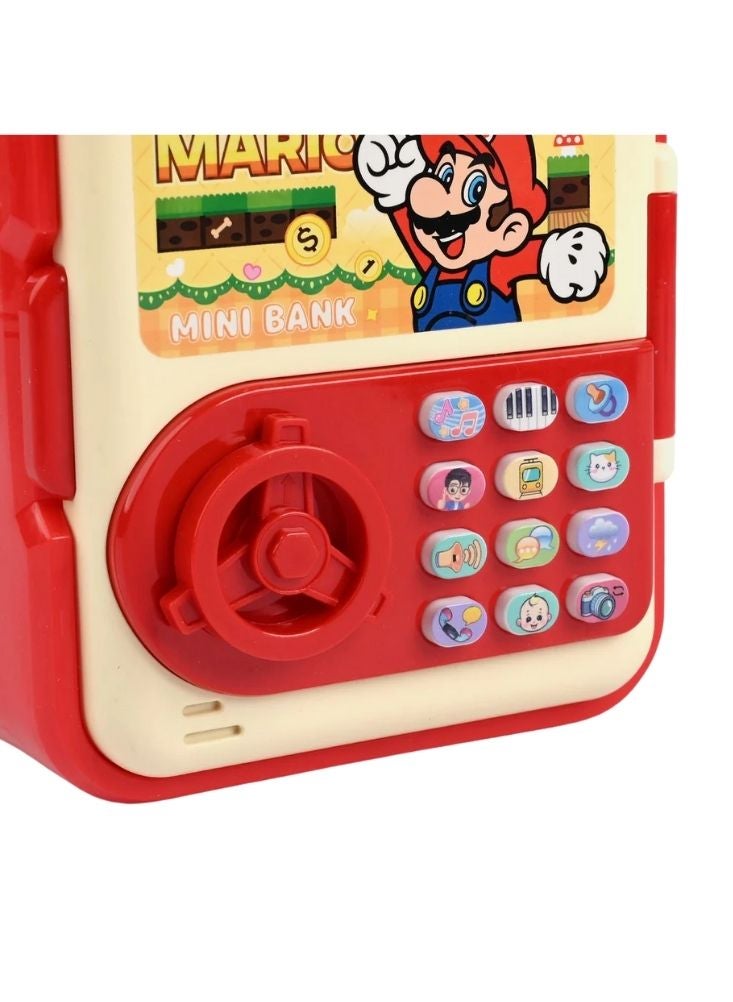 Super Mario Mini ATM Piggy Bank – Electronic Password Money Saving Box for Kids - Image 4