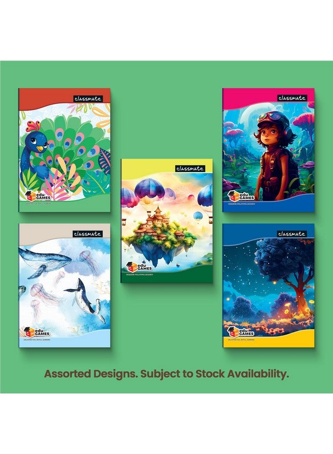 Classmate Notebook - Single Line, 172 Pages, 240 mm x 180 mm - Pack Of 4 - Image 5