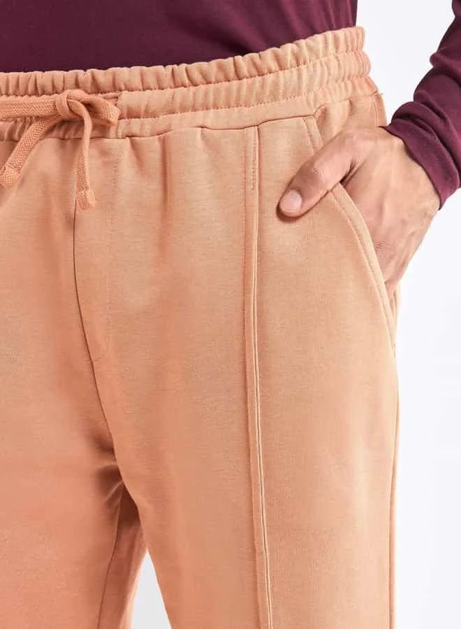 Splash FAV Solid Regular Fit Joggers with Flexi Waistband and Pockets