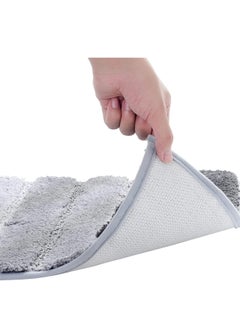 TYCOM Tycom Bathroom Rugs Bath Mat Non Slip Fluffy Soft Plush Microfiber Shower Carpet Rug Washable Non-Slip Carpet Mat for Bathroom Floor 50 By 80 CM Dark Blue.  - Image 5