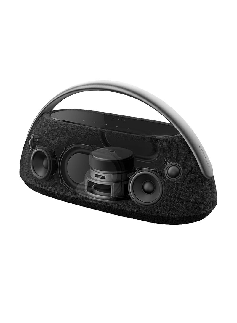 harman kardon Go + Play 3 Portable Bluetooth Speaker Black - Image 2