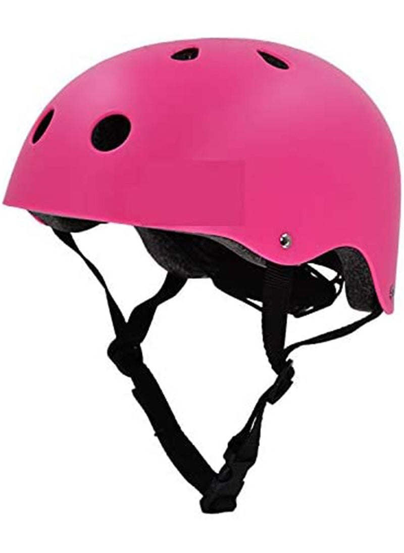 GT-Wheel Kids 7 in 1 Helmet, Adjustable Protections for Scooter Skateboard Roller Skating Cycling (Pink)  - Image 2