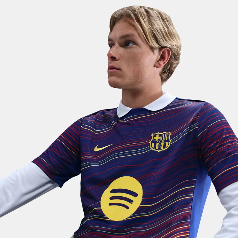 نايكي قميص برشلونة أكاديمية برو قبل المباراة للرجال