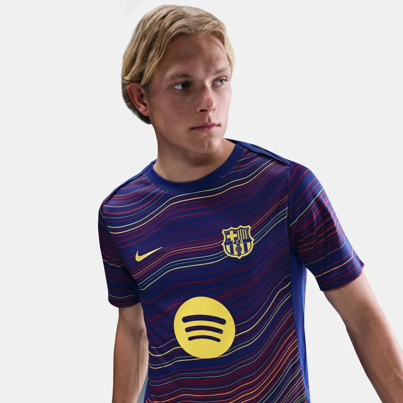 نايكي قميص برشلونة أكاديمية برو قبل المباراة للرجال