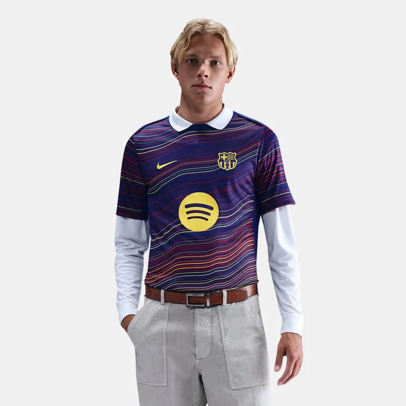 Nike Men's FC Barcelona Academy Pro Pre-Match Football Top