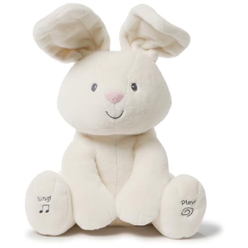 GUND Baby Flora the Bunny Animated Plush Singing Stuffed Animal Toy for Ages 0 and Up Cream 12 Styles May Vary - Image 1