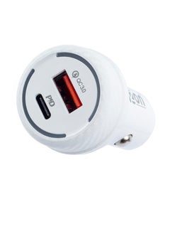 izon Dual Fast Car Charger USB A 18w + USB C - 20w  - Image 3