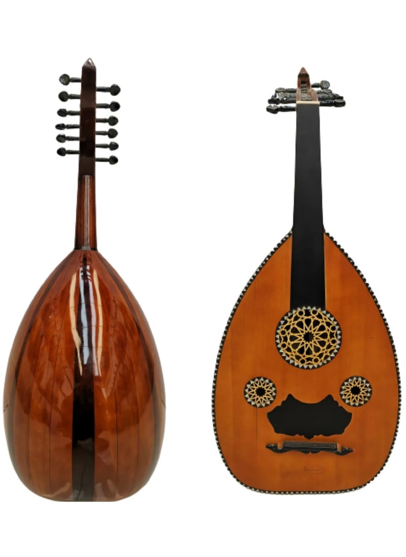 ماركة غير محددة - عود موسيقي احترافي ظهر صغير - Image 1