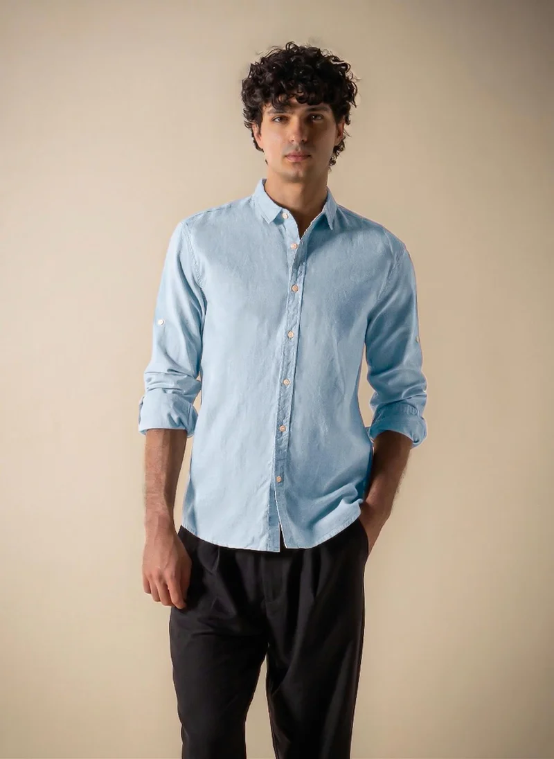 شايبس MIDWEIGHT LINEN BLEND SHIRT