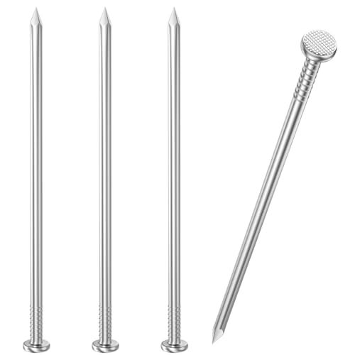 VGBUY 15PCS Stainless Steel Hardware Nails, 6 Inch Flat Head Nails for Hanging Pictures - Image 1
