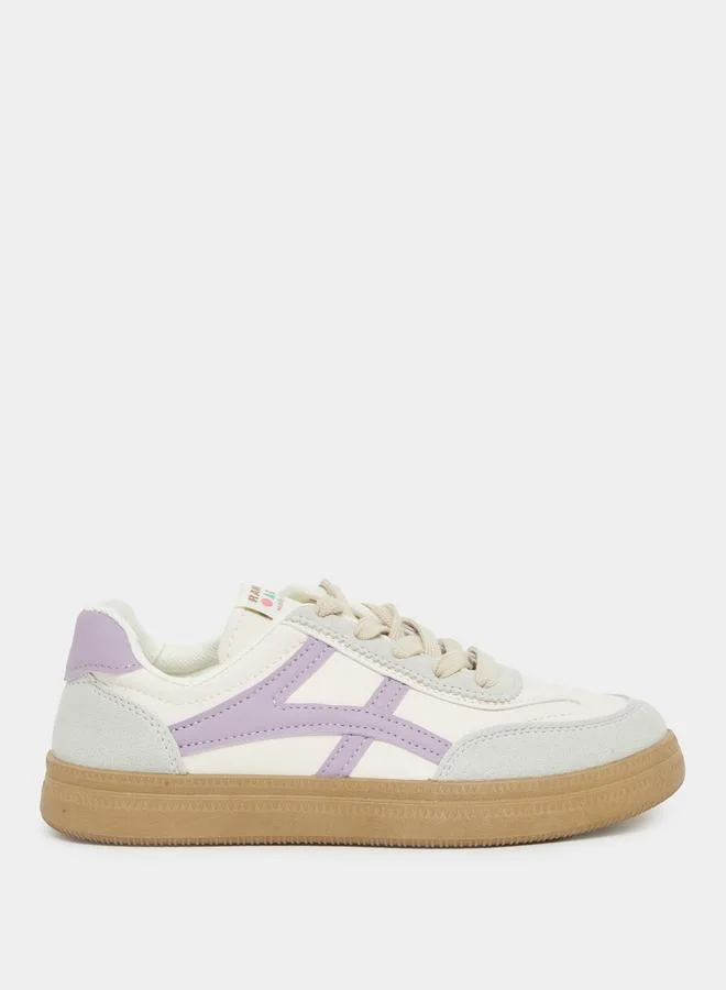 Styli Styli Panelled Lace Up Sneakers