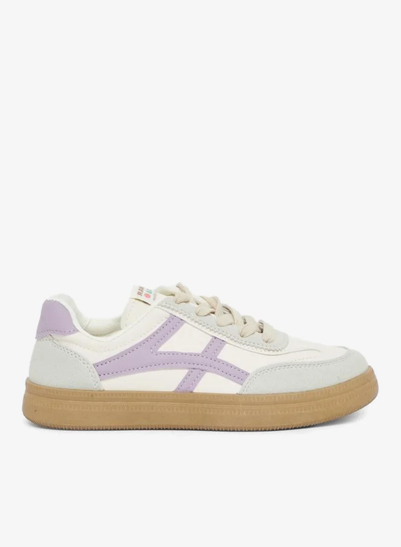 Styli Active Panelled Lace Up Sneakers