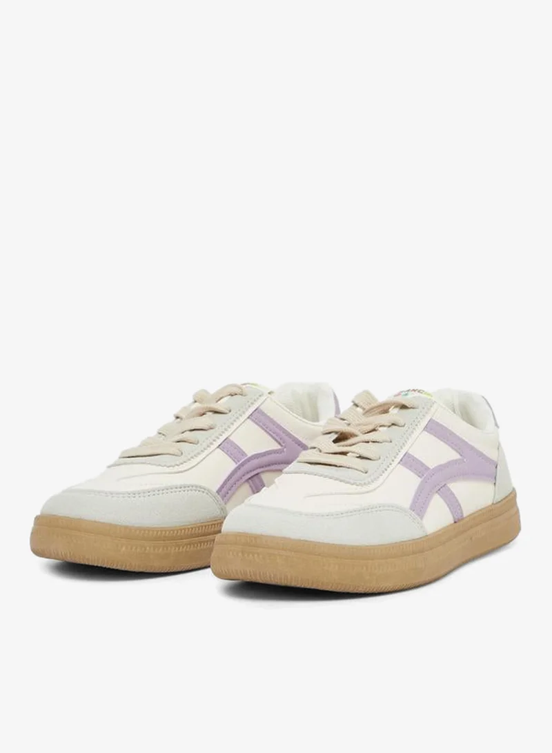 Styli Active Panelled Lace Up Sneakers