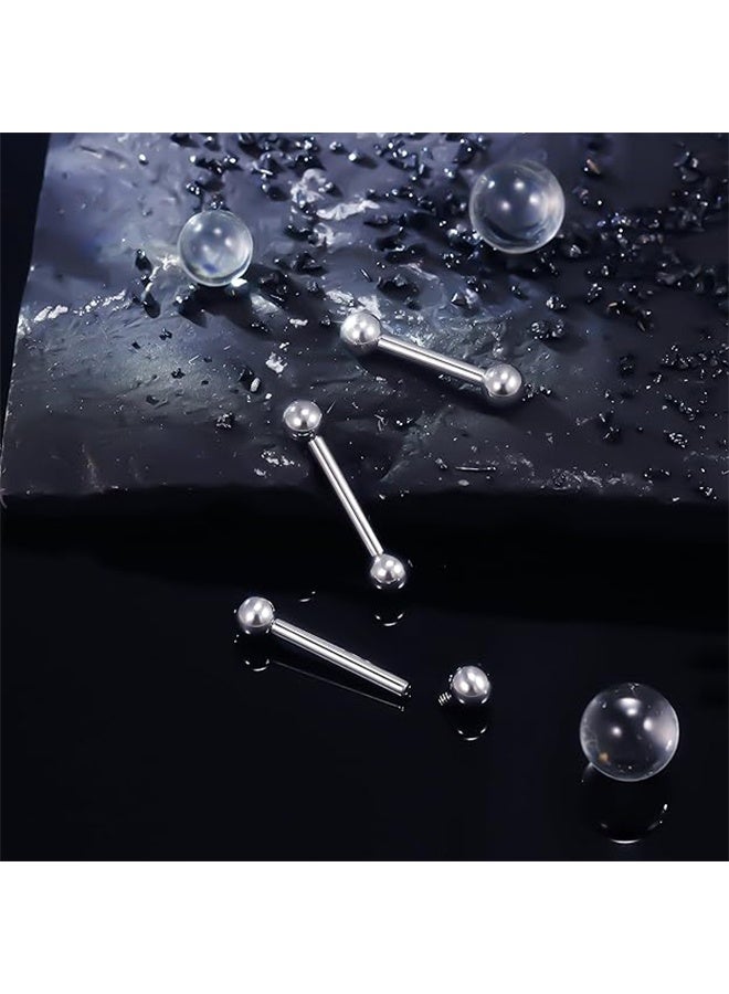 ليمون ١٢ قطعة من أقراط الشفاه المصنوعة من الفولاذ المقاوم للصدأ، للرجال والنساء، أقراط غضروفية، أقراط تراغوس حلزونية الشكل، مجوهرات ثقب الأذن - Image 2