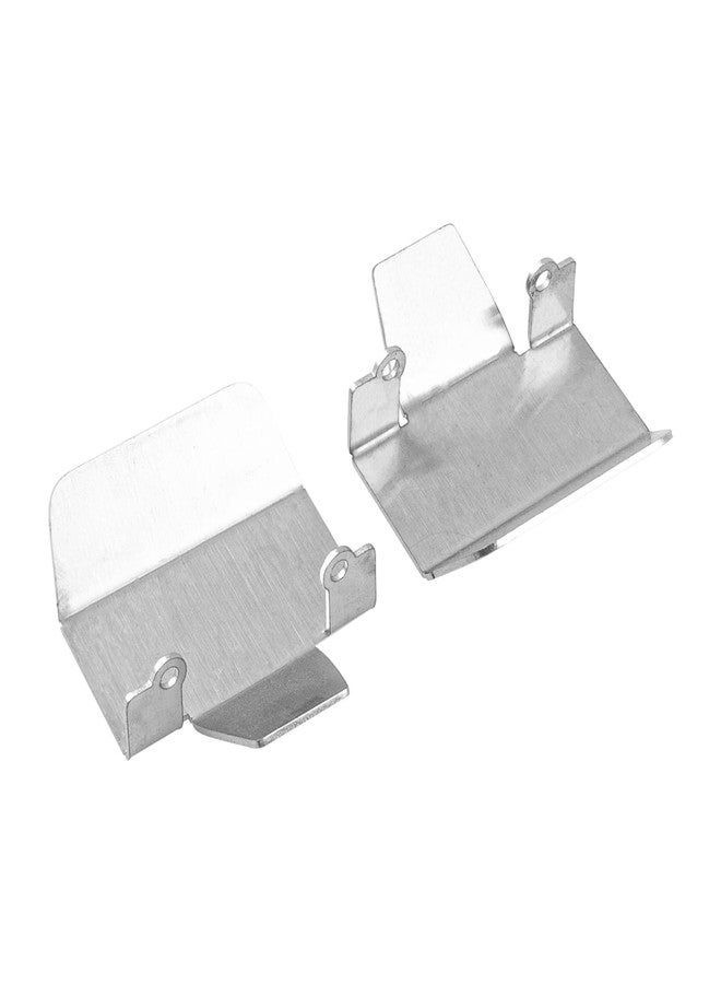 Vgoohobby Stainless Steel Chassis Armor Guard Protective Skid Plate Protection Compatible with Axial RBX10 Ryft AXI03005 AXI03009 1/10 RC Crawler Car - Image 4