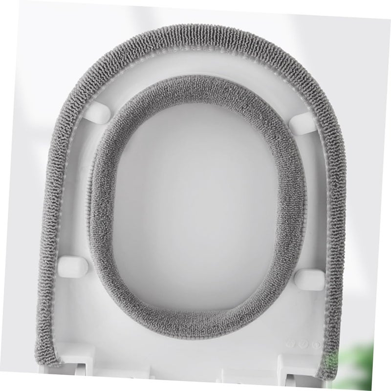Thickened Washable Toilet Seat Cover Fluffy Bathroom Pad Elderly Friendly Soft Cushion - Image 5
