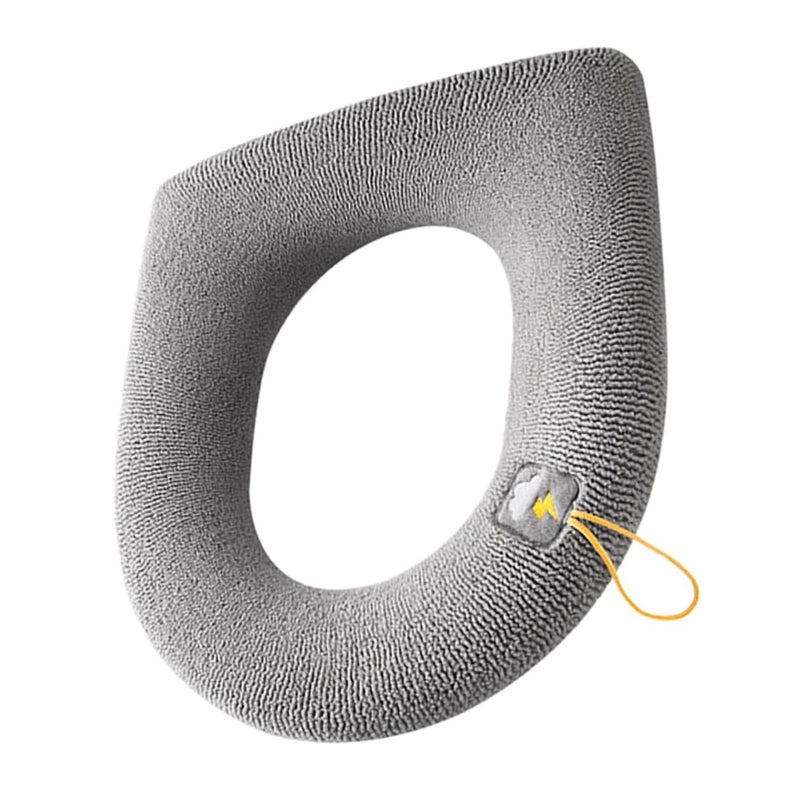 Thickened Washable Toilet Seat Cover Fluffy Bathroom Pad Elderly Friendly Soft Cushion - Image 2