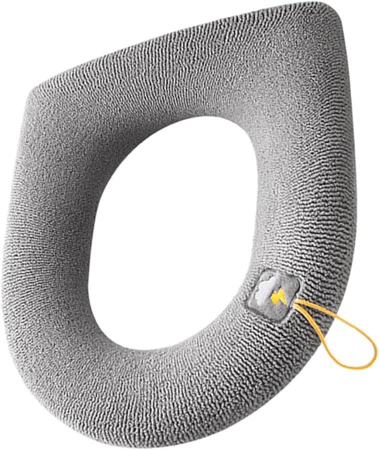 Thickened Washable Toilet Seat Cover Fluffy Bathroom Pad Elderly Friendly Soft Cushion - Image 1