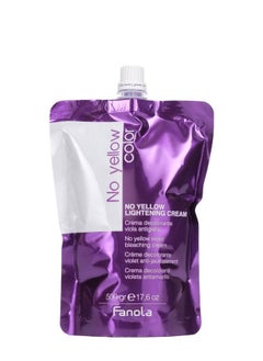 FANOLA No Yellow Bleaching Cream Purple, 500 G  - Image 1