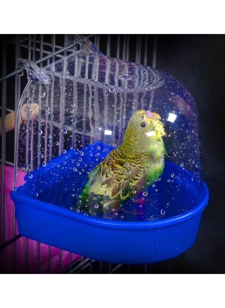 Premium Enclosed Bird Bathtub – Splash-Proof Bath Box for Canaries, Budgies, & Cockatiels – Assorted Colors. - Image 4