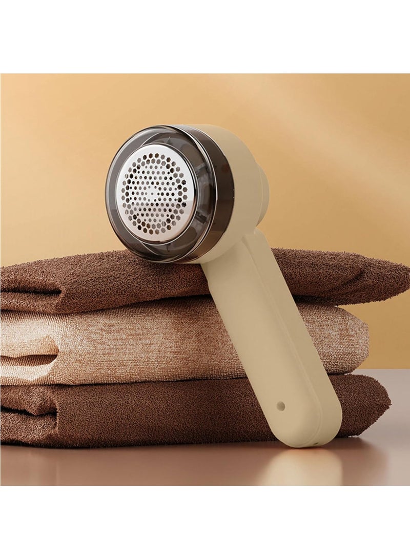 Fabric Shaver, Electric Lint Remover Rechargeable, Lint Shaver, Hairball Trimmer, Remove Clothes Fuzz, Lint Balls, Pills, Sweater, Couch, Blanket, Curtain, Wool, Cashmere(Green Colored)
