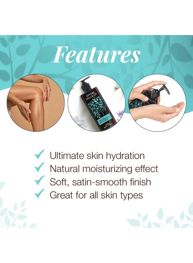 Body Drench Tahitian Monoi Oil Body Lotion, Hydrating Body Moisturizer With Coconut And Gardenia Oils For Silky Smooth Skin, 16.9 Fl Oz, 1-Pack - Image 4