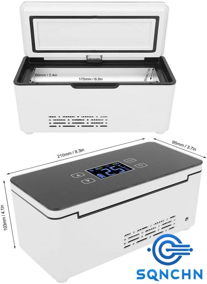 SQNCHN - Smart Temperature Control Insulin Cooler Box | Ultra-Slim Design, Precise Temperature Control, Long Battery Life, Perfect for Travel and Daily Use - Image 1