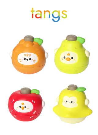 Fruit Paradise Spinning Top Party Set - Durable Battle Tops with One-Button Launch (Banana, Apple, Orange, Pear) - Kids Interactive Spin Toys with Lanyard for Easy Carry - pzsku/Z06F4070101C7BA2F4440Z/45/1742921016/4ca66d7a-de3f-49d6-a6c0-1bf2fa127c09