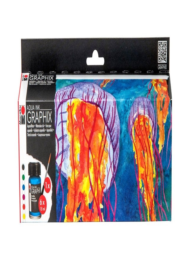 Marabu 1213000000100 Watercolour Pen, Multi-Colour - Image 1