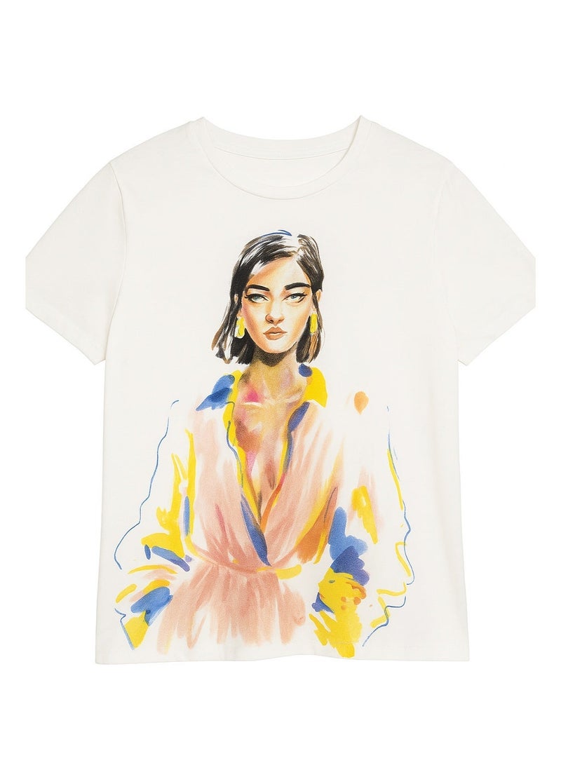 CHEVALIER FASHION White Tshirt - Image 3