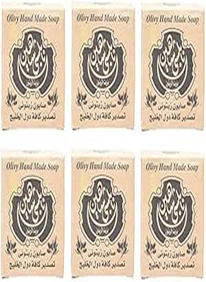 صابون نابلسي شاهين - 6 قطع صابون