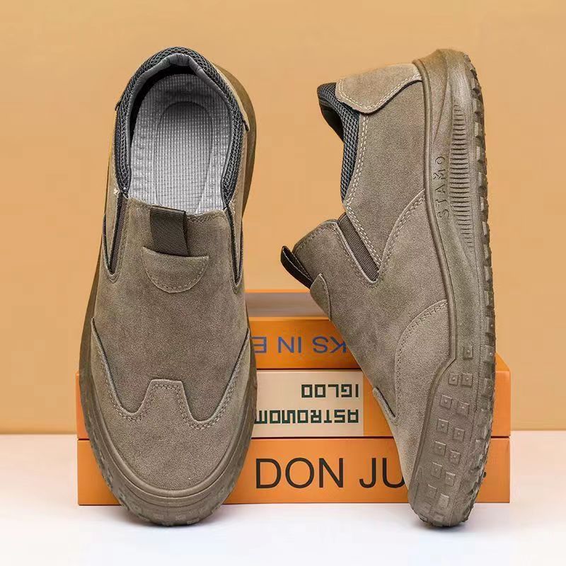 Labor Protection Shoes Men'S Summer Style One-Legged Construction Site Wear-Resistant Men'S Non-Slip Waterproof Casual Work Shoes - Image 2