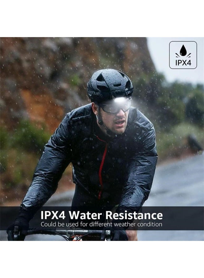 هومستر فوق الخفيفة مشرقة LED المصباح الأمامي مع الضوء الأحمر الأبيض، 6 أوضاع تعمل بالبطارية، خفيفة الوزن، مصباح رئيسي مقاوم للماء للتخييم، الجري، ركوب الدراجات، الطوارئ - Image 5