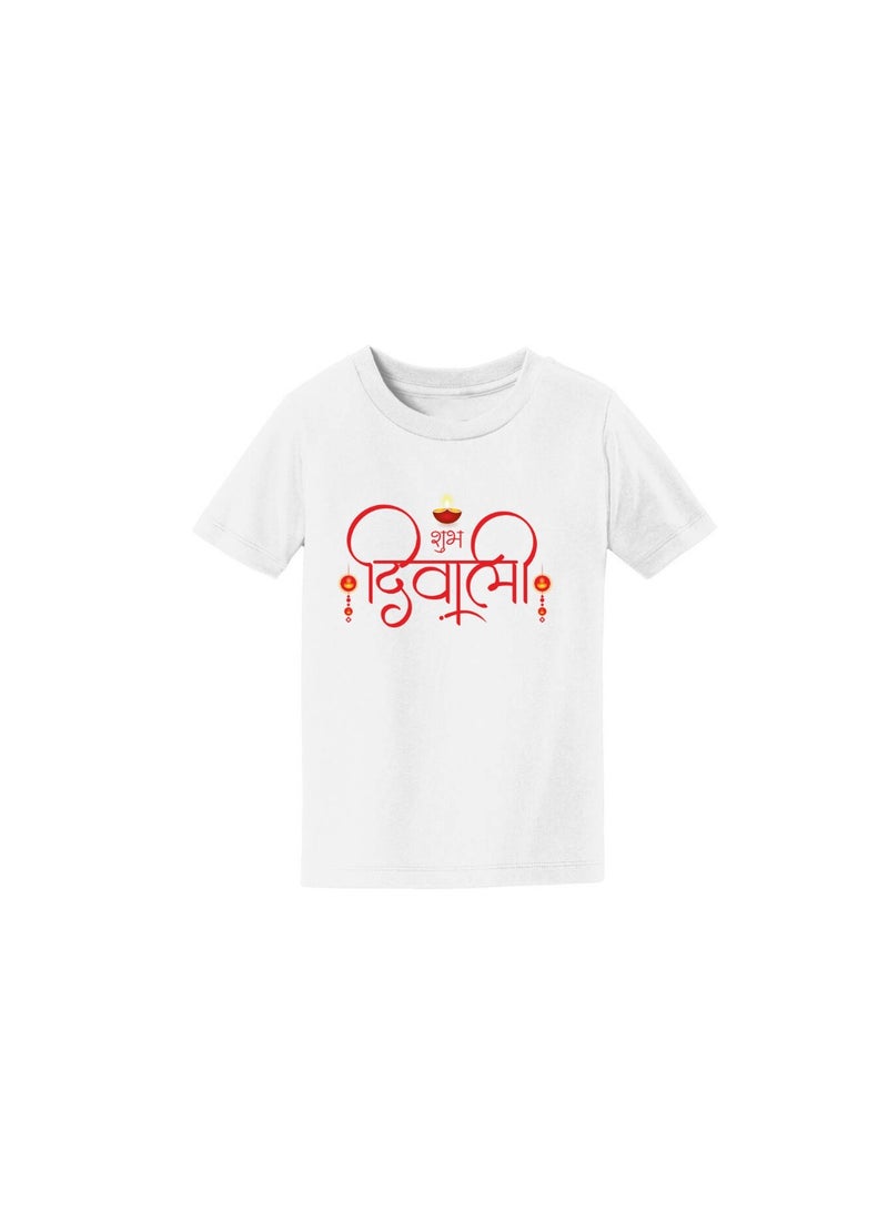 برينت شوب فور مي تي شيرت للأولاد من ديوالي - احتفل بعيد الأضواء مع تي شيرت احتفالي ومريح بأكمام قصيرة للأولاد - مثالي لحفلات ديوالي - Image 3