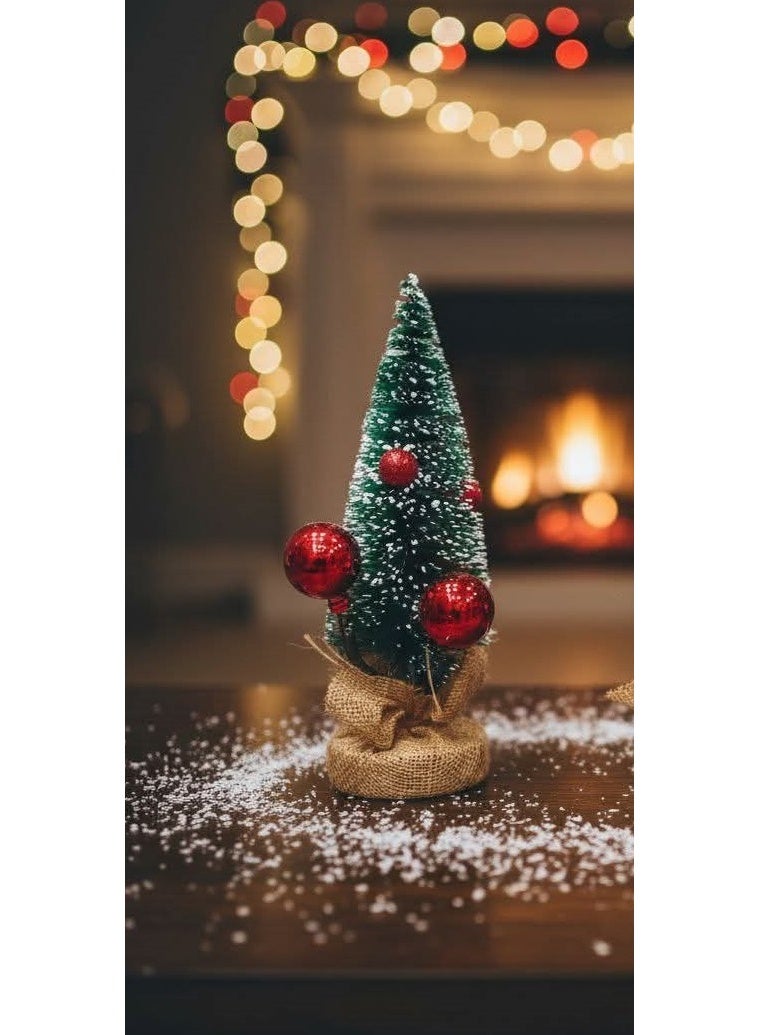 Large Christmas gift box, heart 21 cm + 4 gifts (Christmas tree 25 cm + Santa Claus medal 12 cm + scented candle + LED Christmas lantern) - Image 3