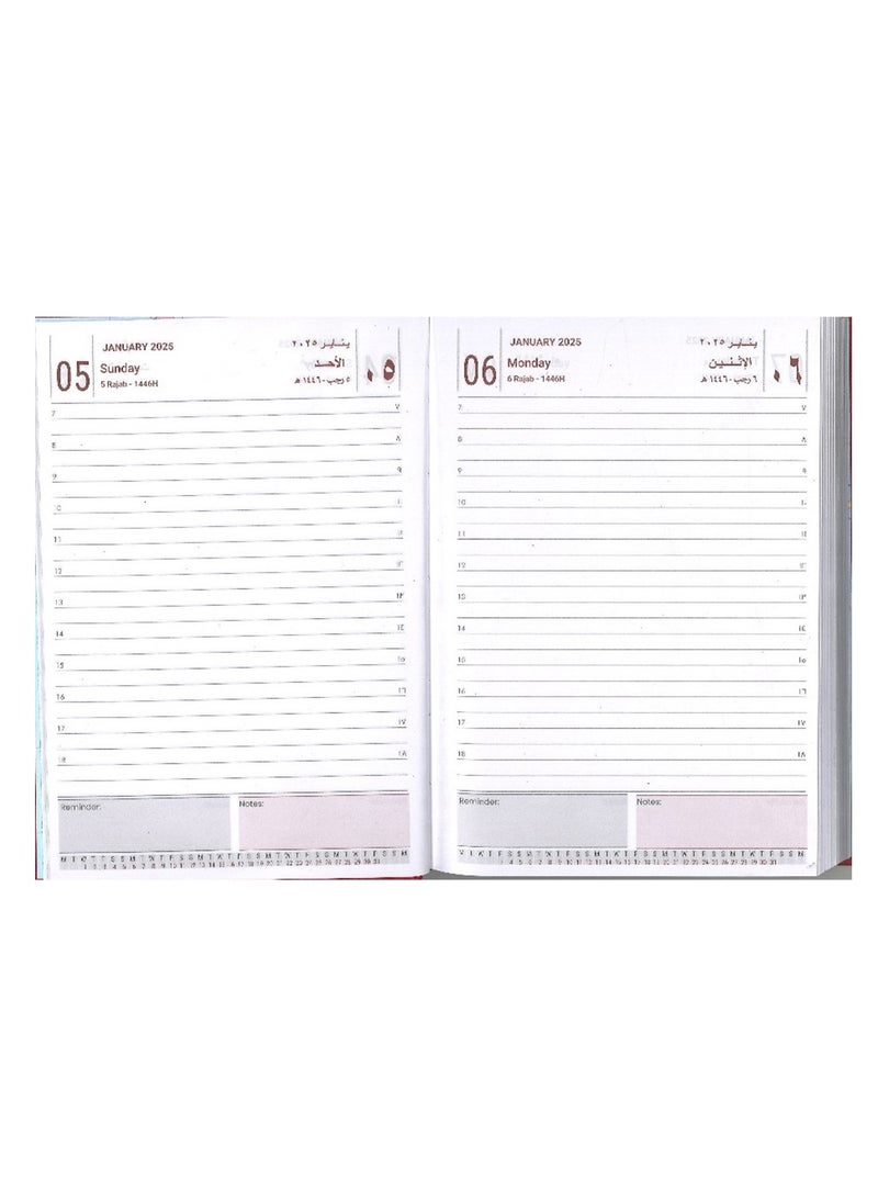 2025 A5 Size Executive Diary With Hard Vinyl Cover Blue - pzsku/Z06F46ECF89DC466FE39EZ/45/_/1733771376/c3a9e8ae-bab2-42a2-b9ad-f302c09d3fdd