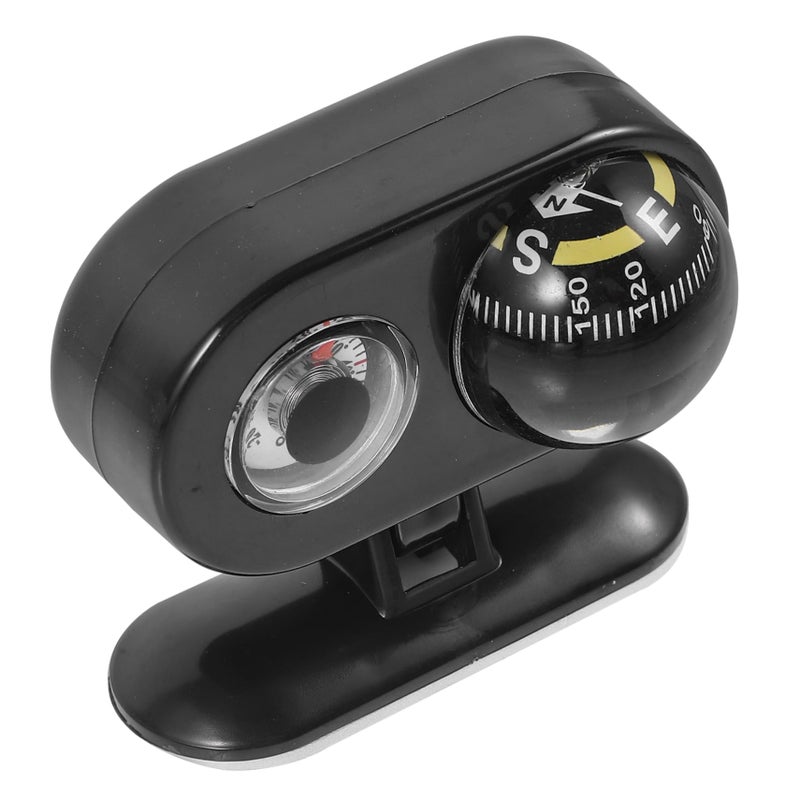 Universal Car Dashboard Compass Thermometer Navigation Tool for Outdoor Exploration - Image 2