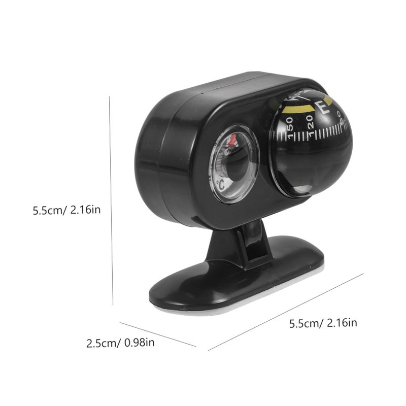 Universal Car Dashboard Compass Thermometer Navigation Tool for Outdoor Exploration - Image 3