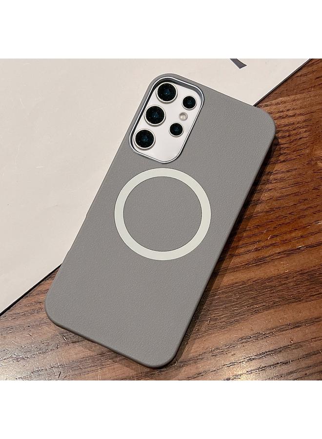 اس-توب جراب لهاتف Samsung Galaxy S24 Ultra بتصميم من الجلد مع غطاء MagSafe كامل التغطية - Image 1