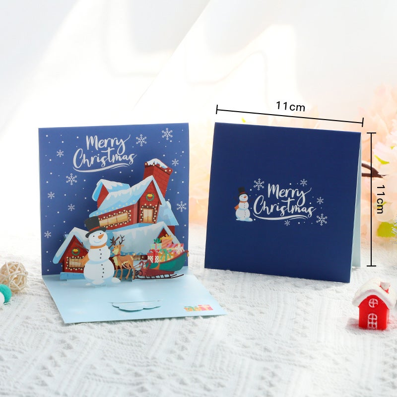 Three-Dimensional 3D Christmas Greeting Card Creative Christmas Gift Christmas Tree Card Student Christmas Gift - Image 1