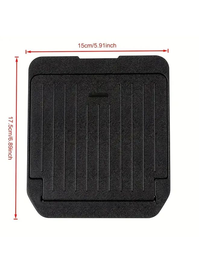 Black ABS Center Console Armrest Box Storage Organizer For Toyota Land Cruiser 250 Prado - Image 2