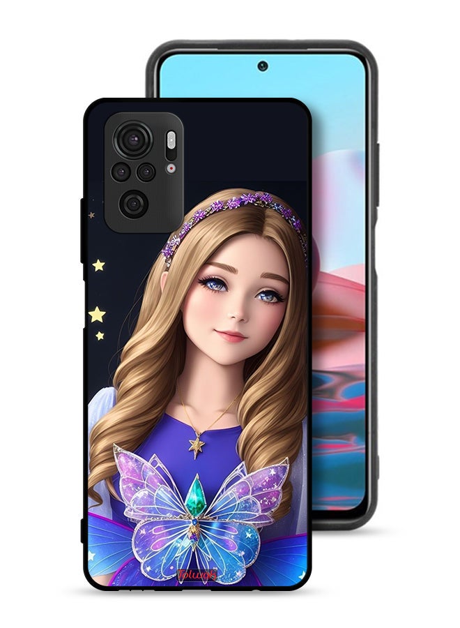 Tolwak Xiaomi Poco M5s Protective Case Cover Cute Butterfly Girl - Image 1