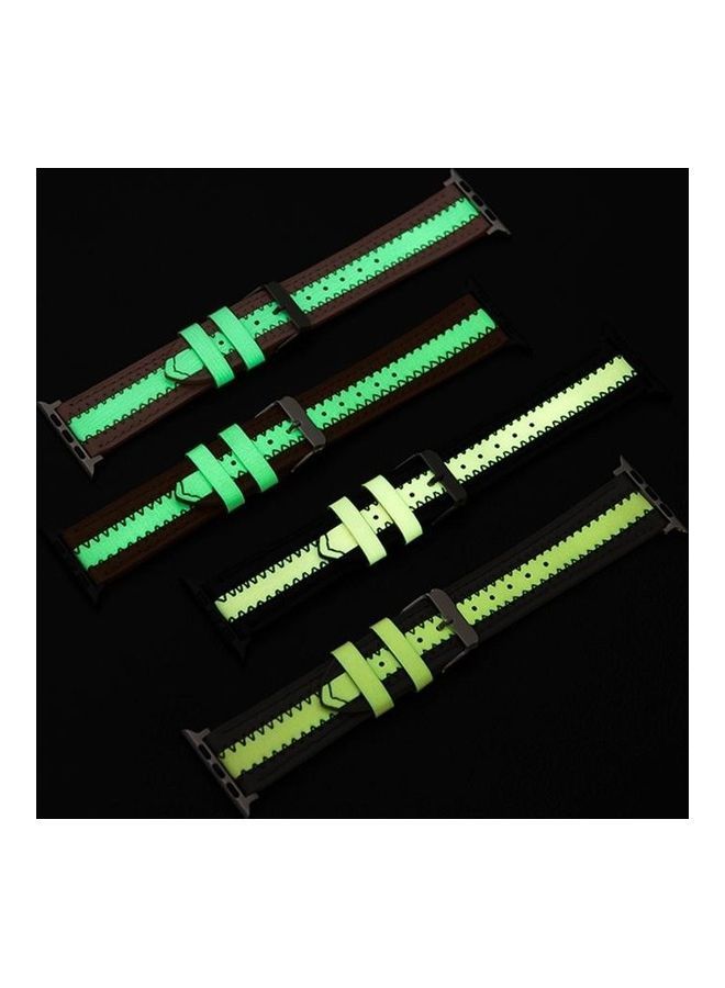 نيبمينينت سوار ساعة بديل بتصميم عرقي لسلسلة ساعات أبل 1/2/3/4/5/6/7/SE 42/44/45 مم وردي - Image 5