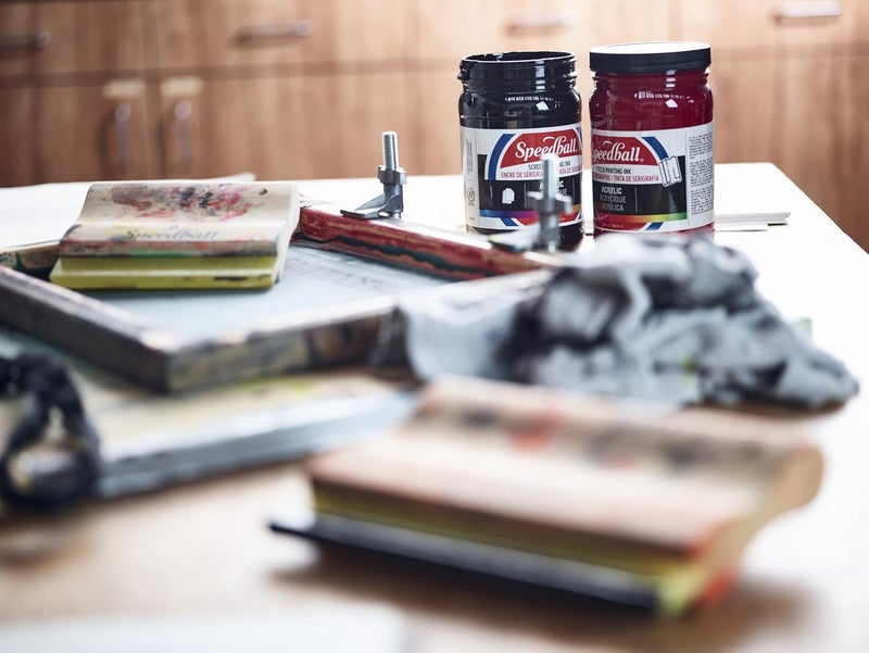 Speedball Nitrile Squeegee - 14-Inch, 65 Durometer for Fabric Silk Screen Printing - Image 2