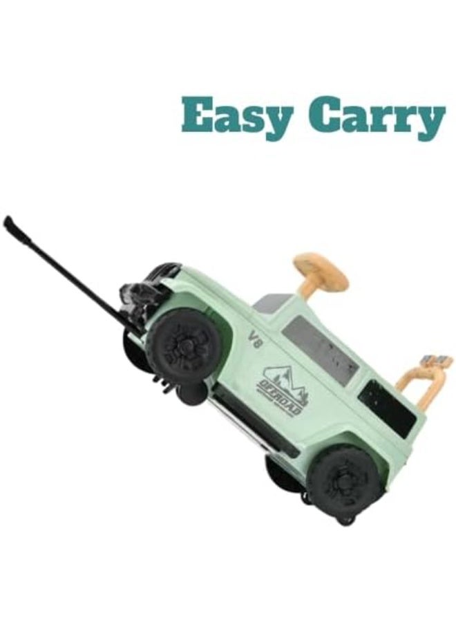 Turtees Kids Ride-On Jeep Car with Pull Handle & Storage Box | Toddler Push Car Toy with Steering Wheel | Durable Ride-On Vehicle for Boys & Girls (Ages 2–5 Years) - Image 4