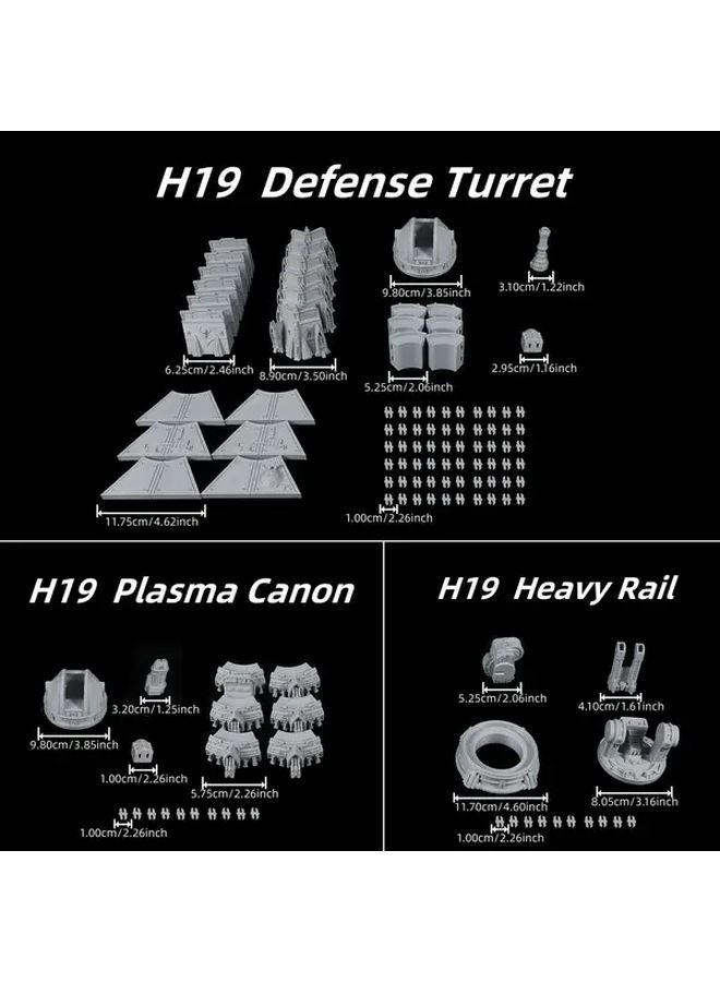 H19 Plasma Canon Sci Fi Defense Terrain Set For RPG Tabletop Games - Image 3